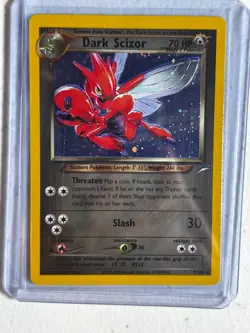 Pokemon Scizor 10/75 Neo Destiny Holo TCG MP - Image 1