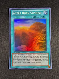 Yugioh - Ayers Rock Sunrise DRLG-EN020 1st Edition Super Rare NM - Image 1