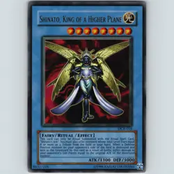 Yugioh Shinato, King of a Higher Plane DCR-016 Unlimited Ultra Rare Holo - NM - Image 1