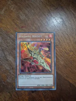 YUGIOH VOLCANIC ROCKET SGX1-ENH10 1ST SECRET NM - Image 1