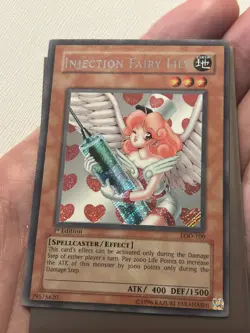 Yugioh Injection Fairy Lilly LOD 1st Edition Secret Rare! - Image 3