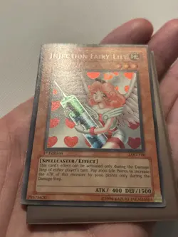 Yugioh Injection Fairy Lilly LOD 1st Edition Secret Rare! - Image 4
