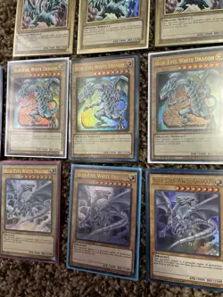 Yugioh 17 Card Lot Blue-eyes And Blue-Blue Eyes White Dragons - Image 5