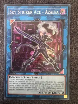 Yugioh Sky Striker Ace - Azalea BLMR-EN052 Secret Rare 1st Edition NM - Image 1