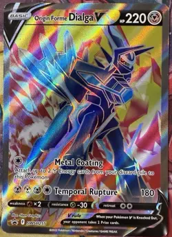 Origin Forme Dialga V SWSH255 SWSH: Sword & Shield Promo Cards Holo NM - Image 1