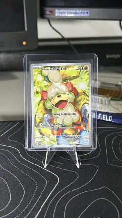 Pokemon TCG Hisuian Growlithe Full Art Card 181/167 TWM Rare NM Condition - Image 1