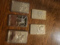 Lot of 5 Vintage 1999 Nintendo 23K Gold Plated Pokemon Trading Cards Pikachu - Image 2