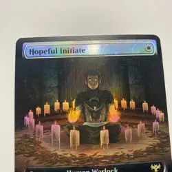 Hopeful Initiate Card Signed By Dan Scott MTG Artist Proof - Image 2