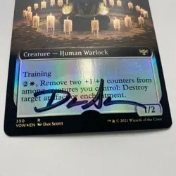 Hopeful Initiate Card Signed By Dan Scott MTG Artist Proof - Image 3