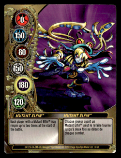Bakugan Card - Mutant Elfin - Gate - Mechtanium Surge - Image 1