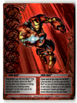 Bakugan Card - Iron Man 1/4mva - Mechtanium Surge - Image 1