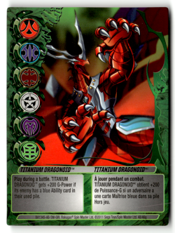 Bakugan Card - Titanium Dragonoid 48/48g - Mechtanium Surge - Image 1