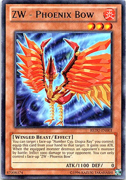 ZW - Phoenix Bow REDU-EN003 Yu-Gi-Oh Card Light Play Unlimited - Image 1