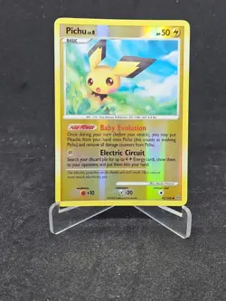 Pokemon Card Pichu 45/100 Diamond & Pearl-Stormfront Reverse Holo Uncommon - Image 1