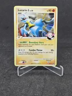 Pokemon Card Lucario GL 8/111 Platinum-Rising Rivals Holo Rare - Image 1
