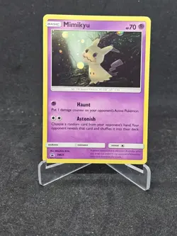 Pokemon Card Mimikyu SM29 Sun & Moon Promo Holo - Image 1