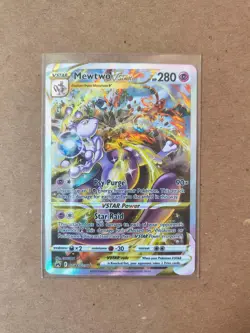 Mewtwo VSTAR GG44/GG70 Crown Zenith: Galarian Gallery Holo Pokemon Card - Image 1