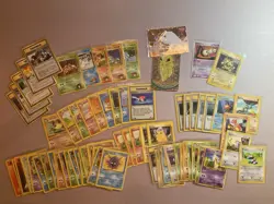 Lot Of 70 - Pokemon All-Vintage Nonholo WOTC & Old Back Japanese Cards MP-HP - Image 3