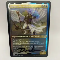 Kangee Sky Warden Card Signed By Dan Scott MTG Artist Proof - Image 1