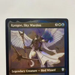 Kangee Sky Warden Card Signed By Dan Scott MTG Artist Proof - Image 4