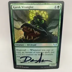 Karok Wrangler Card Signed By Dan Scott MTG Artist Proof - Image 1