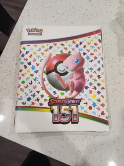 2023 151 Pokemon Scarlet and Violet Mew Cover Trading Card Binder Only NO Cards - Image 2