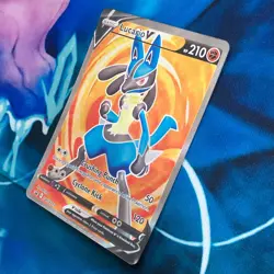 Lucario v - SWSH213 - Full Art Ultra Rare Black Star Promo - Pokemon Card - NM - Image 4