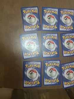 Mostly Damaged And Heavily Played Vintage Pokemon Card Lot - Image 4