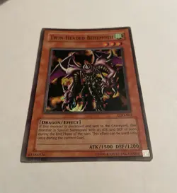 Yu-Gi-Oh Card Holo TWIN HEADED BEHEMOTH - LOD-063 - Super Rare - MP - Image 2