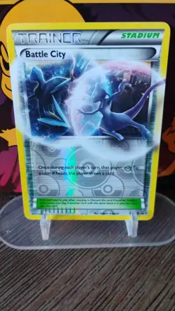 TRAINER Battle City POKEMON Reverse Holo STADIUM 2012 Trading Card BW39 - Image 1