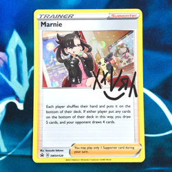 Marnie - SWSH120 - Black Star Promo Rare Holo - Pokemon Card - NM - Image 1