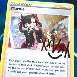 Marnie - SWSH120 - Black Star Promo Rare Holo - Pokemon Card - NM - Image 2