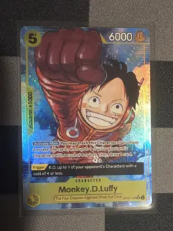 OP07-109 Monkey.D.Luffy : Super Rare Alt Art Foil English One Piece TCG Card : O - Image 1