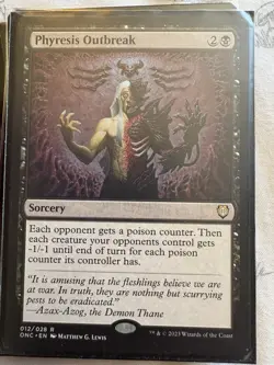 MTG / Phyresis Outbreak / ONC / #012 / Regular / Rare / NM - Image 1