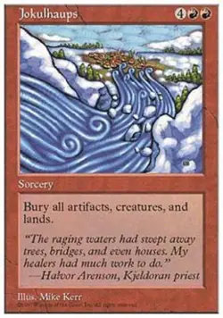 MTG English Jokulhaups NM Normal 5th Edition - Image 1