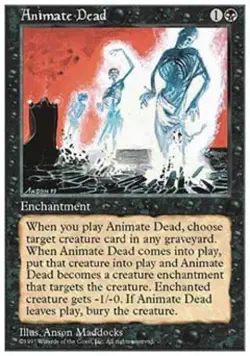 MTG English Animate Dead NM Normal 5th Edition - Image 1