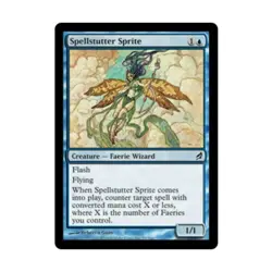 WOTC MtG Lorwyn Spellstutter Sprite (C) VG - Image 1
