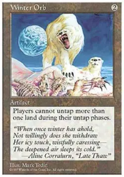 MTG English Winter Orb NM Normal 5th Edition - Image 1