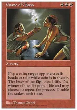 MTG English Game of Chaos NM Normal 5th Edition - Image 1