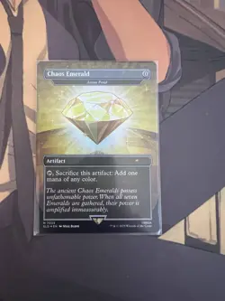 Chaos Emerald (Lotus Petal) Yellow 7035 Secret Lair Sonic MTG NM - Image 1