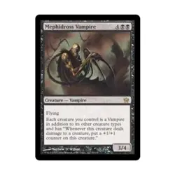 WOTC MtG Fifth Dawn Mephidross Vampire (R) EX - Image 1