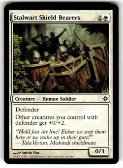 Stalwart Shield-Bearers Rise of the Eldrazi Regular MTG - Image 1