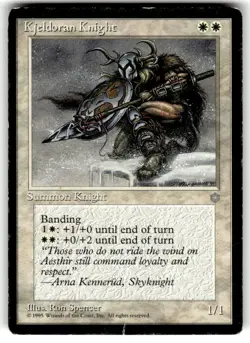 Kjeldoran Knight Ice Age Regular MTG MP - Image 1