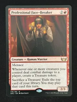 1x MTG Professional Face-Breaker - Streets of New Capenna (SNC) #116 - Magic - Image 1