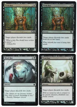 Mind Rot x4 4x Various Sets PLAYSET Black Common Sorcery FOIL MTG NM AZ1 - Image 1