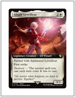 1x Alisaie Leveilleur, Extended Art Final Fantasy, MTG NM - Image 1