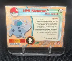 Pokemon - Nidoran #29 - 2000 TOPPS Chrome Pokemon Series 1 - Image 2