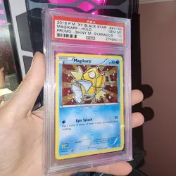 2016 POKEMON XY BLACK STAR PROMO SHINY M. GYARADOS #XY143 MAGIKARP-HOLO PSA 10 - Image 1