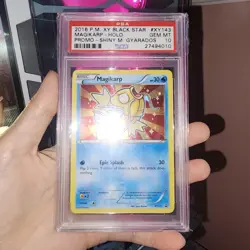 2016 POKEMON XY BLACK STAR PROMO SHINY M. GYARADOS #XY143 MAGIKARP-HOLO PSA 10 - Image 2