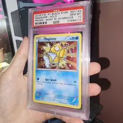 2016 POKEMON XY BLACK STAR PROMO SHINY M. GYARADOS #XY143 MAGIKARP-HOLO PSA 10 - Image 3